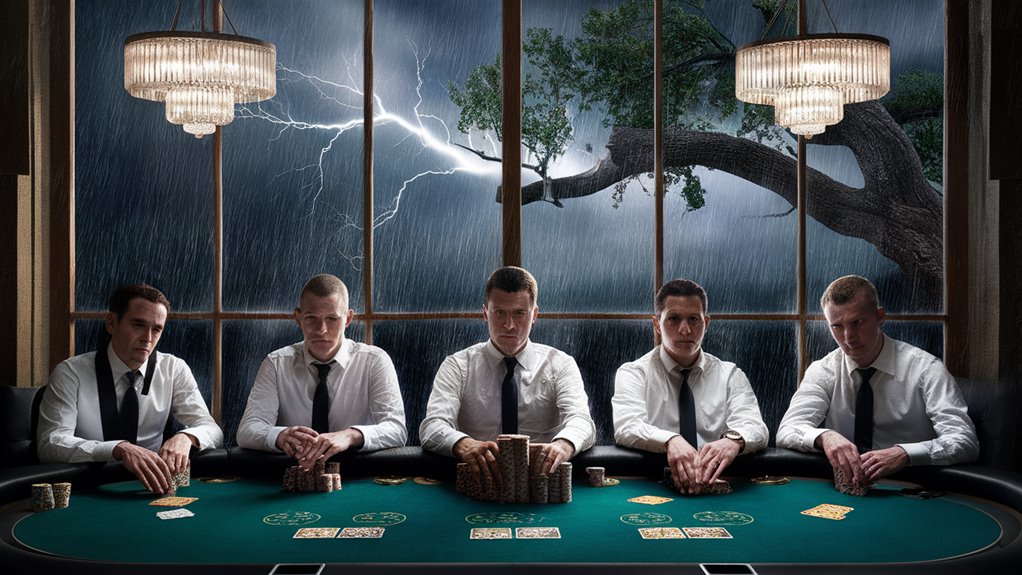 confident gambling despite market storm