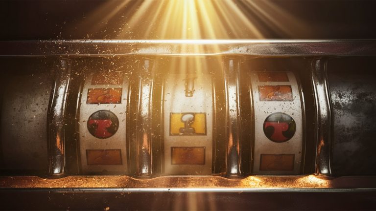 illuminated slot machine entertainment