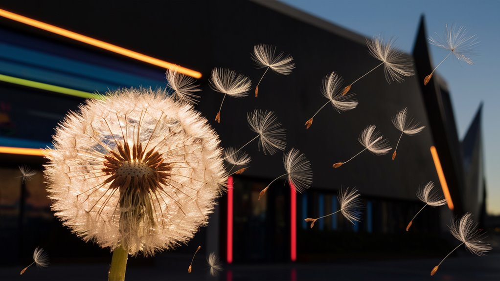 casino dandelion seeds drift