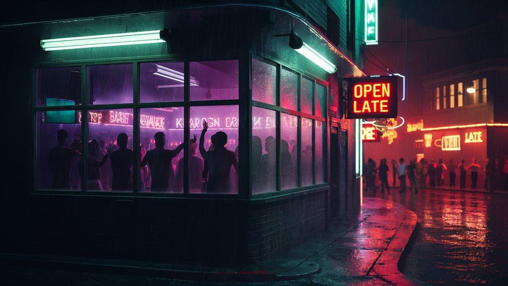 study nightlife area locations