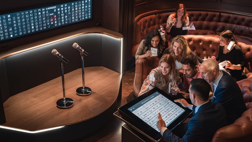 coordinating visitor stage shows