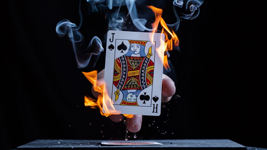 fire cards game skills