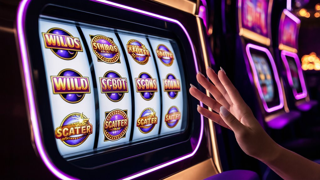 gambling machine prize features