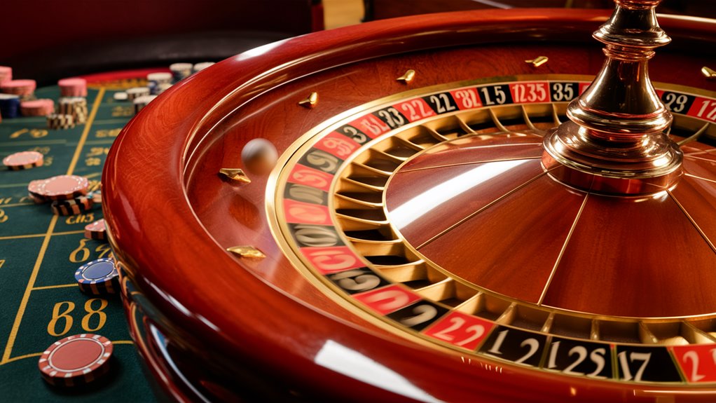 gambling with spinning wheel