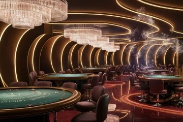 luminous casino gaming tables