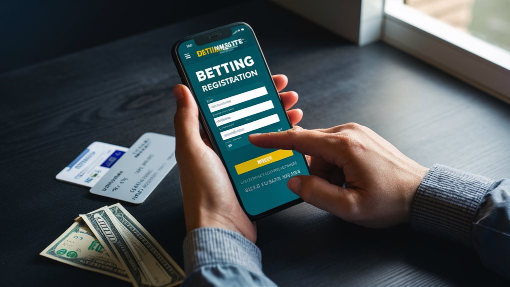 make gambling account online
