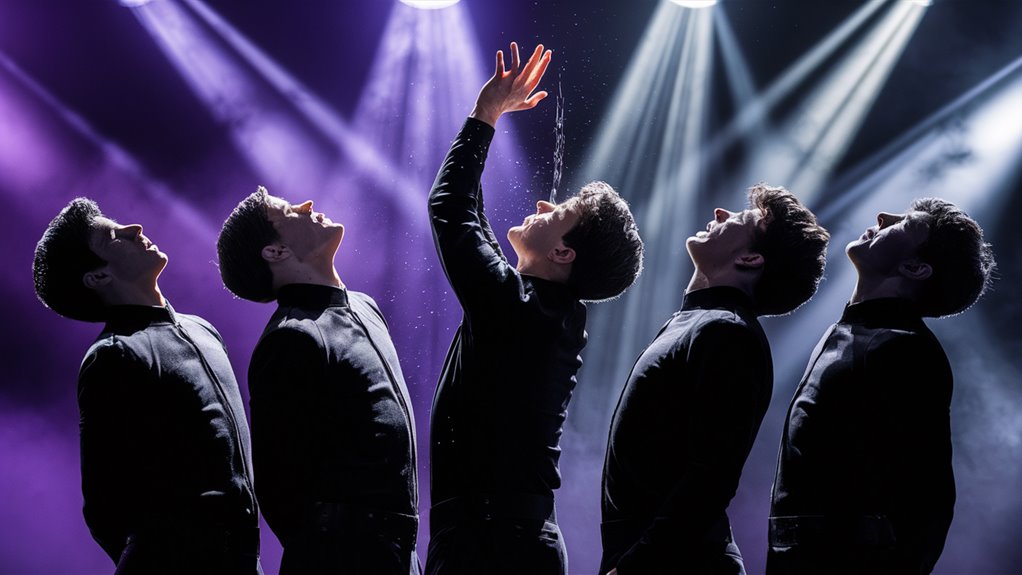 men sing high musical notes