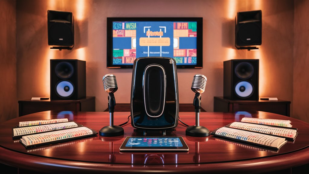 microphone speaker system ready