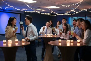plan team karaoke party