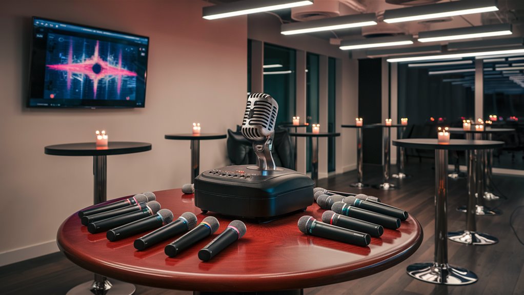 preparing personal karaoke equipment