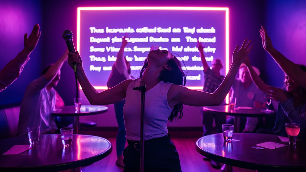 singing stars at karaoke