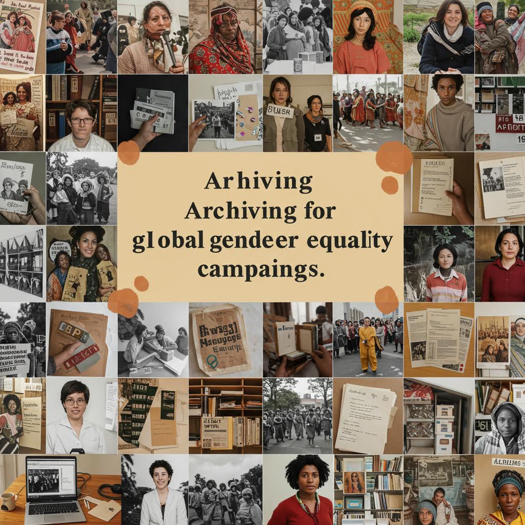 알파벳 사이트처럼 구성된 데이터 아카이빙과 기록 관리 시각화 자