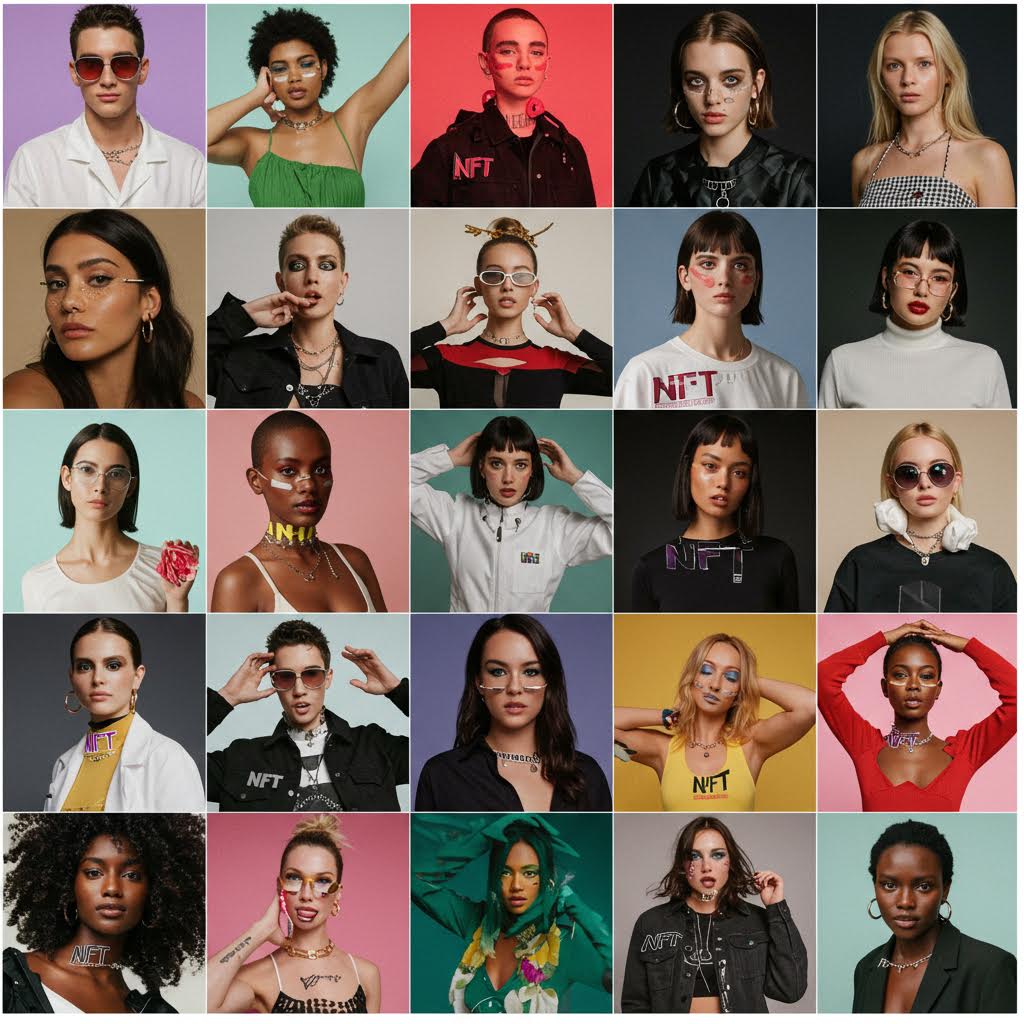 다양한 인물 초상화가 모자이크처럼 배열된 장면으로 루믹스와 연계된 브랜드 커뮤니티 가치를 드러낸 이미지