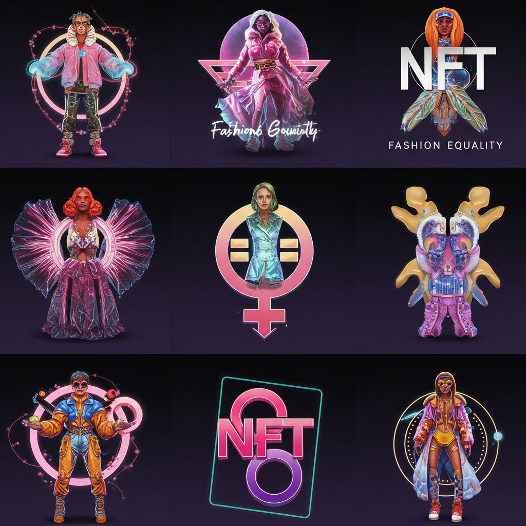 디지털 의상과 상징이 교차하며 루믹스의 구축 감성이 NFT 패션의 평등한 무대를 확장하는 순간