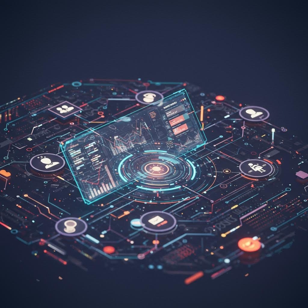 루믹스 3D 홀로그램 대시보드 암호화폐 네트워크 플랫폼 시각화